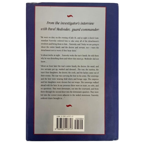 The Last Tsar Life And Death Of Nicholas II by Edvard Radzinsky 1992 Hardcover - Picture 3 of 4